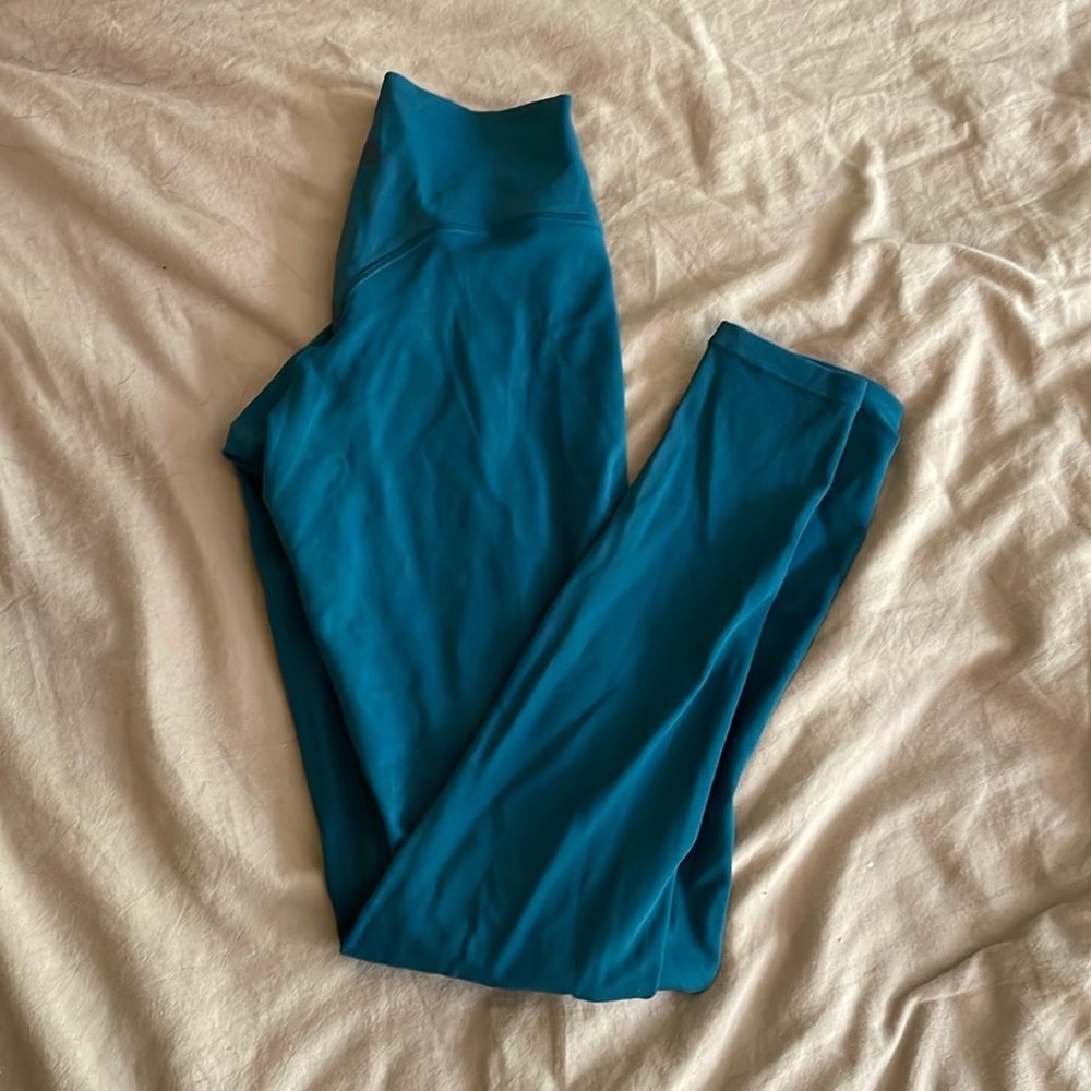 Teal vitality leggings never worn